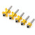8-Shank Bearing Positive Semicircular Cutter Engraving Machine Woodworking Cutter, Model: 5 PCS/Set