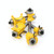 8-Shank Bearing Positive Semicircular Cutter Engraving Machine Woodworking Cutter, Model: 5 PCS/Set