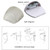 8 LED Light Control Solar Garden Wall Light Outdoor Fence Light Lawn Light Street Lamp(Warm Light)