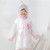 Carton Children Raincoat With Schoolbag Seat Poncho, Size: S(Pink Dinosaur)