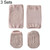 3 Sets Summer Children Knee Pads Baby Floor Socks Baby Non-Slip Crawling Sports Protection Suit S 0-1 Years Old(Light Purple)