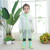 Carton Children Raincoat With Schoolbag Seat Poncho, Size: M(Frog)