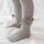 Spring And Autumn Girl Tights Bow Baby Knit Pantyhose Size: S 0-1 Years Old(Turmeric)