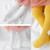 Spring And Autumn Children Tights Baby Knitting Pantyhose Size: XL 4-6 Years Old(Milk Brown)