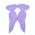 4 Pairs 3 in 1 PU Heel Pad Thickened Heel Stick Arch Pad Half Size Pad for Women High Heels, Size: Free Size(Transparent)