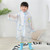 Carton Children Raincoat With Schoolbag Seat Poncho, Size: S(Blue Dinosaur)