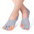 1 Pair Two Toes Split Toe Guard Foot Cover Toe Separation Thumb Varus Correction Foot Cover,Style: Inner Package Gray, Size: L (40-45)