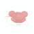 Children One-Piece Full Silicone Table Cartoon Crab Separation Plate(Blue)