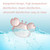 Children One-Piece Full Silicone Table Cartoon Crab Separation Plate(Blue)