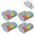 4 PCS SPL-93 3 In 9 Out Colorful Quick Line Terminal Multi-Function Dismantling Wire Connection Terminal