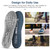 WEST BIKING Bicycle Riding Insole Sports Slow Shock PU Comfortable Insole, Size: 43-44(Blue)