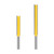 1/4 Handle Extended Double-Edged Straight Knife Trimming Machine Cutter Head, Model: 2 PCS/Set