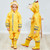 Children One-Piece Raincoat Boys And Girls Lightweight Hooded Poncho, Size: S(Blue)