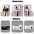 Smart UV Toothbrush Sterilizer Punch-Free Sterilization Wall Mounted Toothbrush Holder Set, Specification: Ordinary(White Gray)