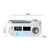 Smart UV Toothbrush Sterilizer Punch-Free Sterilization Wall Mounted Toothbrush Holder Set, Specification: Ordinary(White Gray)