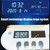 Smart UV Toothbrush Sterilizer Punch-Free Sterilization Wall Mounted Toothbrush Holder Set, Specification: Ordinary(White Gray)