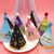 20 PCS Party Headdress Bronzing Sequined Furry Ball Birthday Hat(MZ-083)