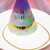 20 PCS Party Headdress Bronzing Sequined Furry Ball Birthday Hat(MZ-083)
