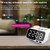 M9 Wireless Bluetooth Speaker Multifunctional Desktop Alarm Clock Support TF Card & U Disk & AUX UK Plug(White)