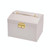 Three-Layer Leather Drawer Type Jewelry Storage Box Earrings Box With Lock(Creamy White) Three-Layer Leather Drawer Type Jewelry Storage Box Earrings Box With Lock(Creamy White)