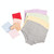 3 PCS Pure Color Large Size Breathable High Waist Belly Lift Adjustable Maternity Panties (Color:Shrimp Size:XXXXXL)