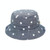 MZ7938 Spring Small Star Pattern Children Basin Hat Sun Hat, Size: XL (54cm)(Dark Denim Blue)