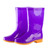 Women Mid-Tube Rain Boots Waterproof Shoes Overshoes  Adult Kitchen Work Shoes, Colour: Purple, Size: 38