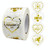 2 PCS Transparent Hot Stamping Heart-shaped Sticker Thank You Gift Decoration Sticker(3.8cm / 1.5inch) 2 PCS Transparent Hot Stamping Heart-shaped Sticker Thank You Gift Decoration Sticker(3.8cm / 1.5inch)