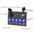 5-Position Switch Dual USB With Voltage Power Base Car Yacht RV Switch Panel Combination(Blue Light)