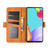 For Samsung Galaxy A52 5G / 4G  Dual-side Magnetic Buckle Horizontal Flip Leather Case with Holder & Card Slots & Wallet(Yellow)