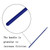 2 PCS Drumsticks Drum Kits Accessories Nylon Drumsticks, Colour: Light Green