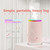 Concise Fish Pattern Mini Home Mute Bedroom Student Dormitory Office Portable USB Wireless Durable Humidifier(Green)