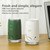 Concise Fish Pattern Mini Home Mute Bedroom Student Dormitory Office Portable USB Wireless Durable Humidifier(Green)