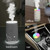 Concise Fish Pattern Mini Home Mute Bedroom Student Dormitory Office Portable USB Wireless Durable Humidifier(Green)