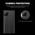 For Samsung Galaxy A12 5G Side Display Magnetic Horizontal Flip Plain Texture Cloth + PC Case with Holder & Sleep / Wake-up Function(Black)