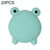 20 PCS Door Suction Door Stopper Silicone Bumper Pad Household Door Block Top Bathroom Door Mute Buffer(Green Frog)