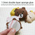 20 PCS Door Suction Door Stopper Silicone Bumper Pad Household Door Block Top Bathroom Door Mute Buffer(Green Frog)