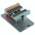 XHZC-125 360 Degrees Rotating Multifunction PCB Fixture Mainboard Repair Holder + 4 in 1 Metal Crowbar Set