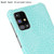 For Samsung Galaxy M31s Shockproof Crocodile Texture PC + PU Case(Light Green)