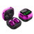 S6 Plus Bluetooth 5.0 TWS Touch Digital Display Mini Clock True Wireless Bluetooth Earphone with Charging Box(Purple)