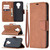 For Nokia 3.4 Retro Lambskin Texture Pure Color Horizontal Flip PU Leather Case with Holder & Card Slots & Wallet & Lanyard(Brown)