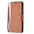 For Nokia 3.4 Retro Lambskin Texture Pure Color Horizontal Flip PU Leather Case with Holder & Card Slots & Wallet & Lanyard(Brown)