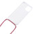 For iPhone 12 Pro Max Transparent Acrylic Airbag Shockproof Phone Protective Case with Lanyard(Purple Rainbow)