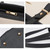 3 in 1 Fashion Simple Lady Diagonal Large Capacity Handbag Letter Bag(White + Brown)