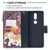 For Nokia 2.4 Colored Drawing Pattern Zipper Horizontal Flip Leather Case with Holder & Card Slots & Wallet(Flower Elephants)