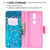 For Nokia 2.4 Colored Drawing Pattern Horizontal Flip Leather Case with Holder & Card Slots & Wallet(Plum Blossom)