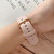 For OPPO Watch 41mm Shell Texture Watch Band(White)