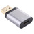 Type-C / USB-C Female to Big DP Male Aluminium Alloy Adapter (Silver)