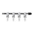 Fish Tank Oxygen Pipe Stainless Steel Distributor Oxygen Regulating Valve, Specification: Four Heads