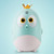 Cute Chicken Crown Office Desktop USB Humidifier Home Mute Aroma Diffuser(Light Green)